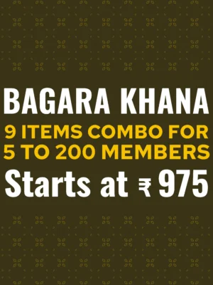 Bagara Khana Combo 9 Items For 5 Members
