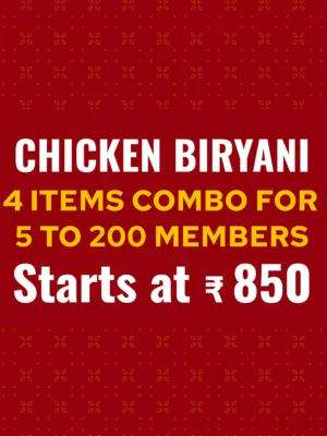 Chicken Biryani Combo 4 Items For 5 Members