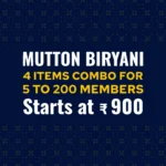 Mutton Biryani Combo 4 Items For 5 Members